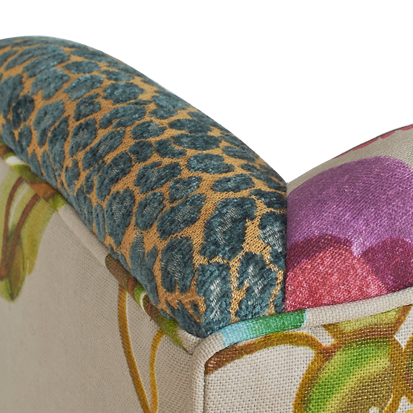 Anya Boho Chic Wingback Accent Arm Chair