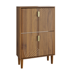 Shoe Storage Cabinet with 2 Flip Drawers