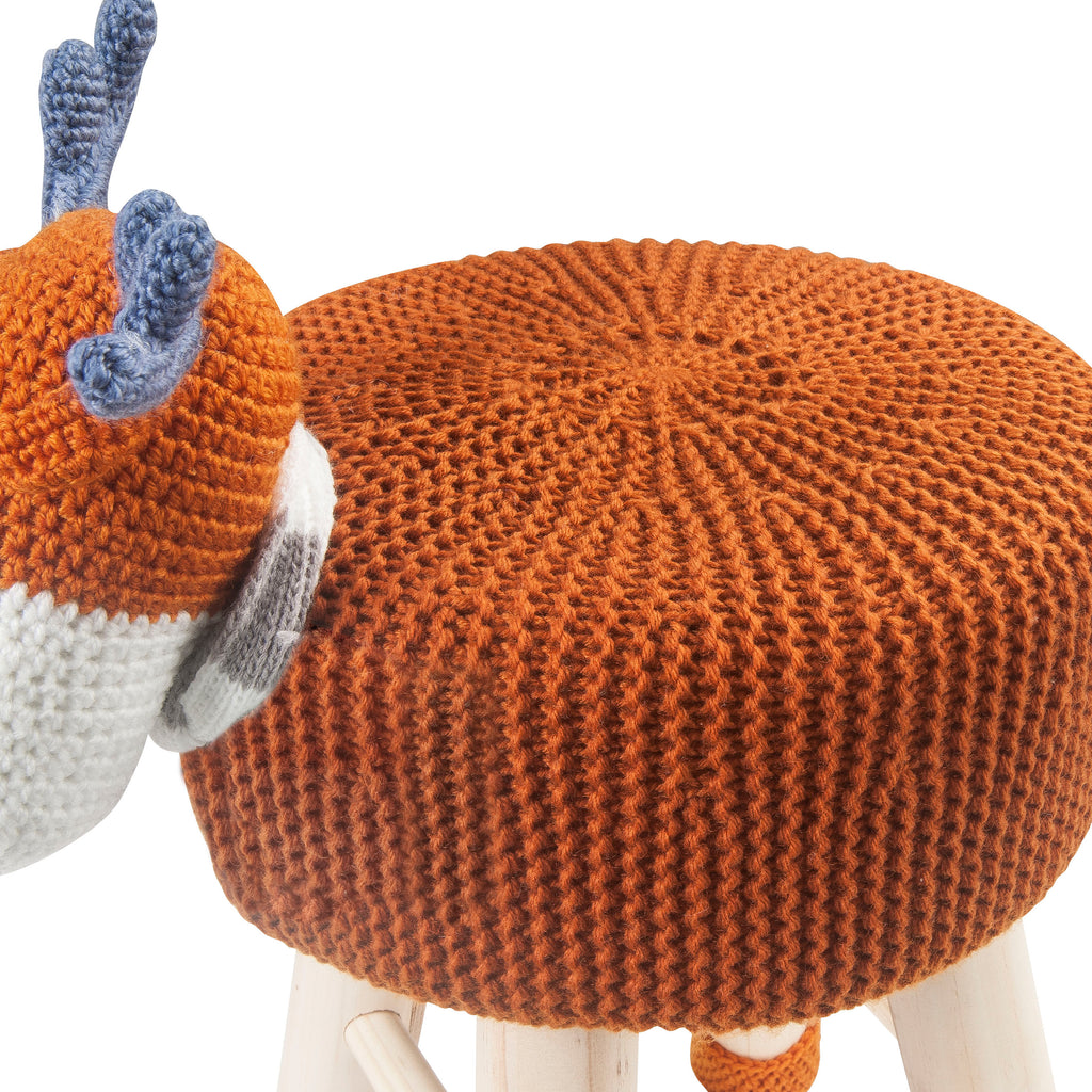 Animal Ottoman Stool - Cute Deer Foot Stool for Kids