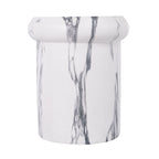 18.11"H Sculptural MGO Side Table