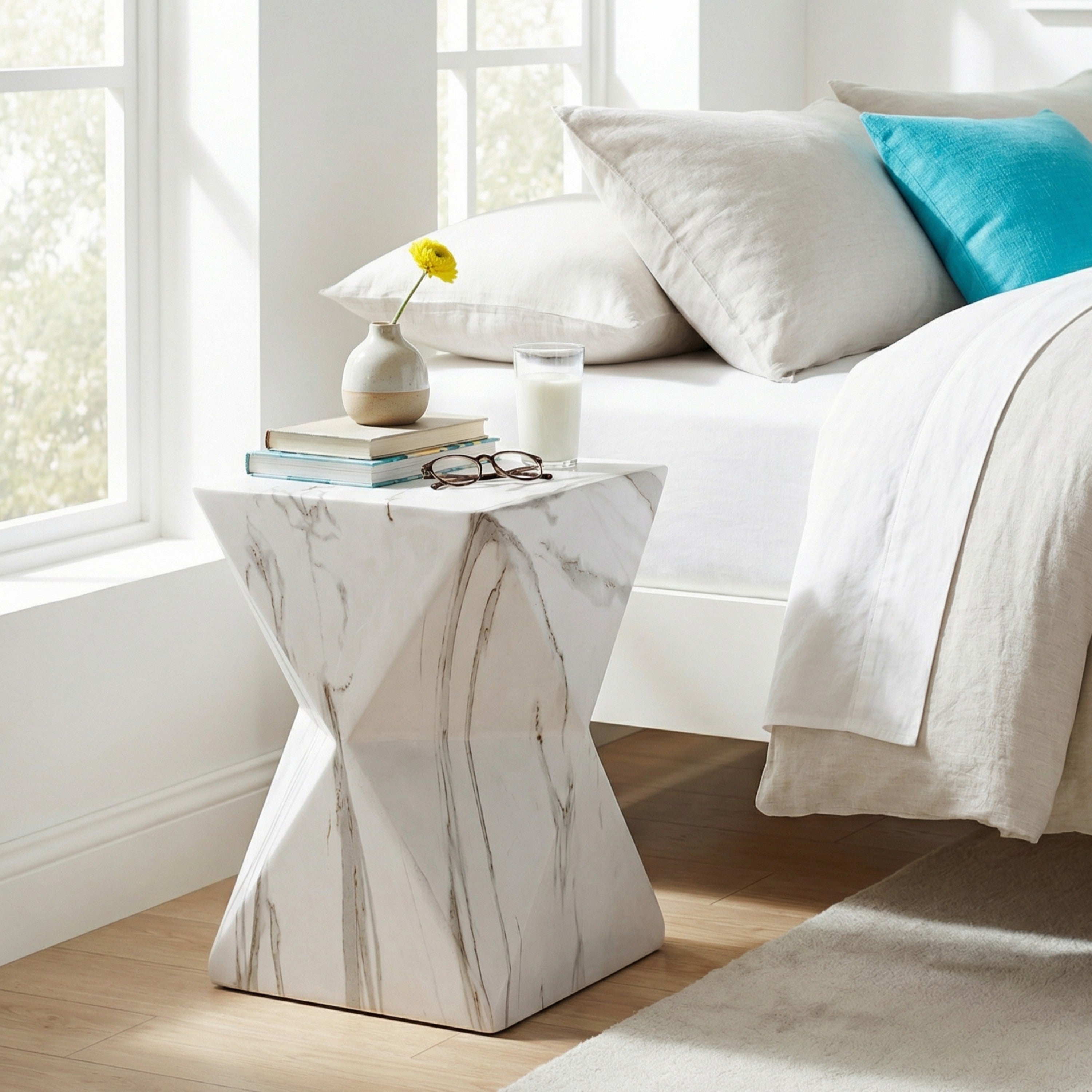 Modern Geometric MGO Side Table