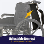 Aluminum Alloy Transport Wheelchair
