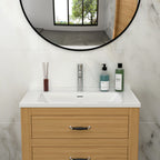 32"x20" White Rectangular Single Vanity Top