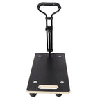 Heavy Duty Wooden Rectangle Moving Dolly with Ergonomic Handle