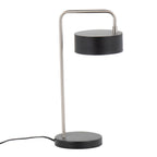 Contemporary Table Lamp in Nickel