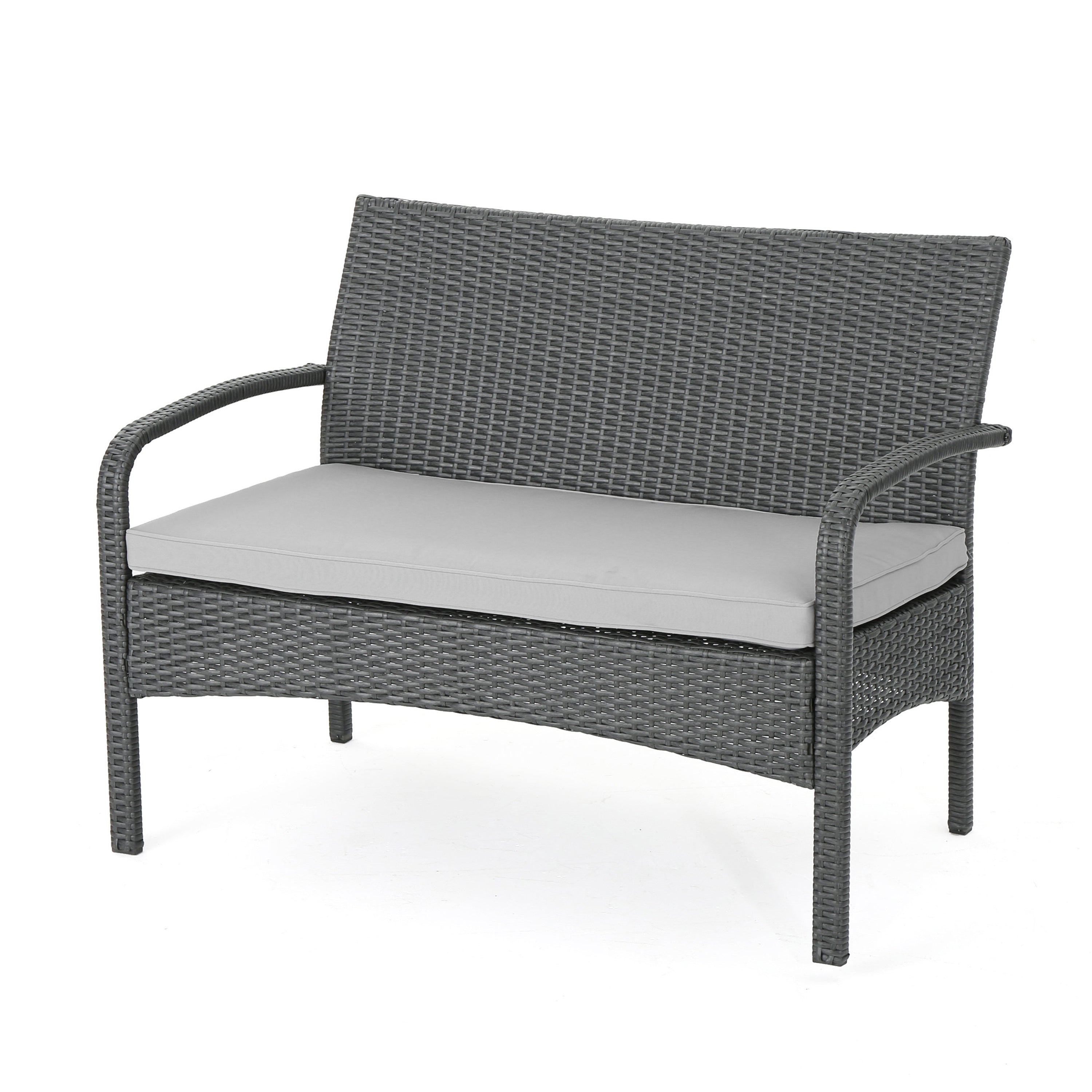 Cordoba KD Wicker 4 Piece Chat Set