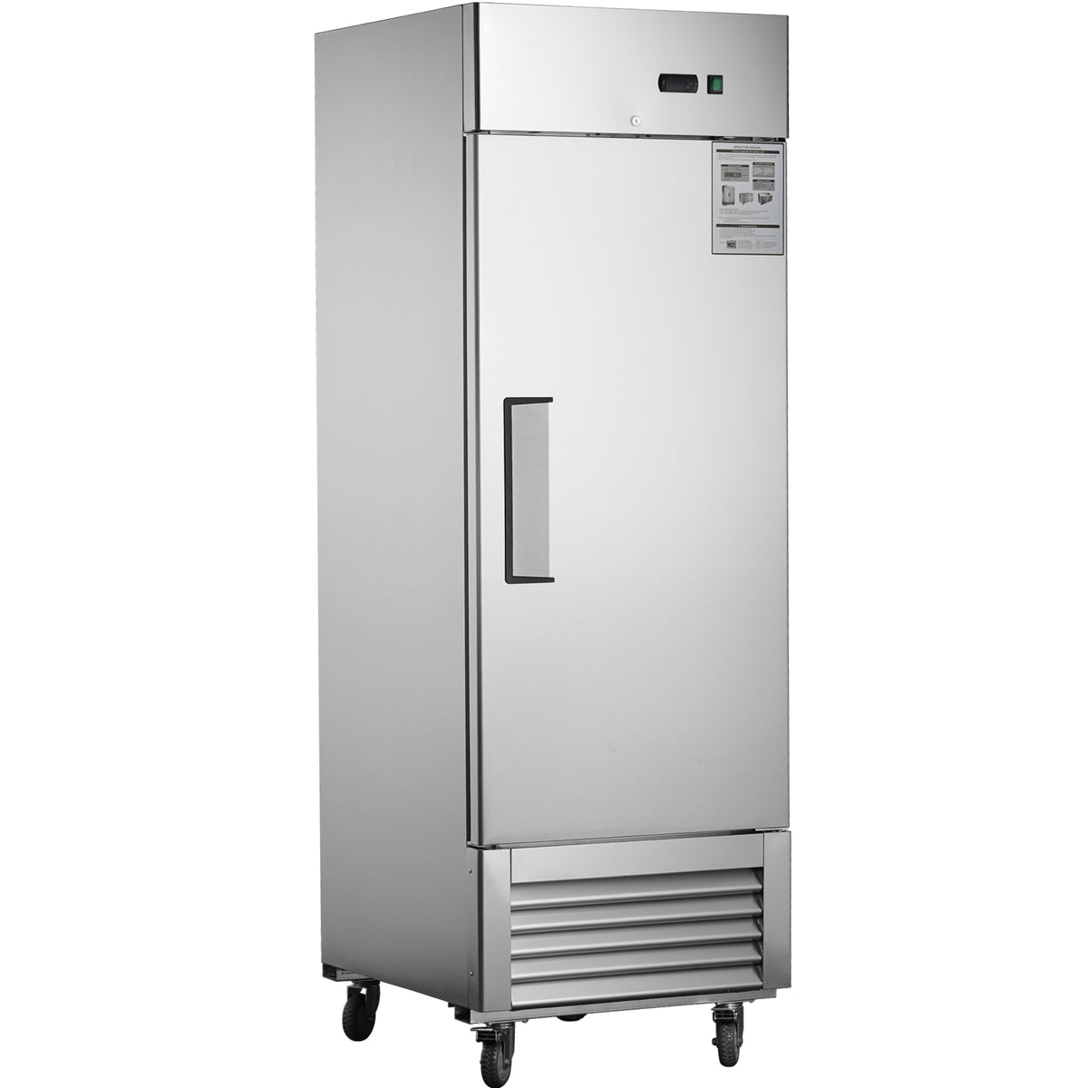 27"W Commercial Refrigerator with Solid Door