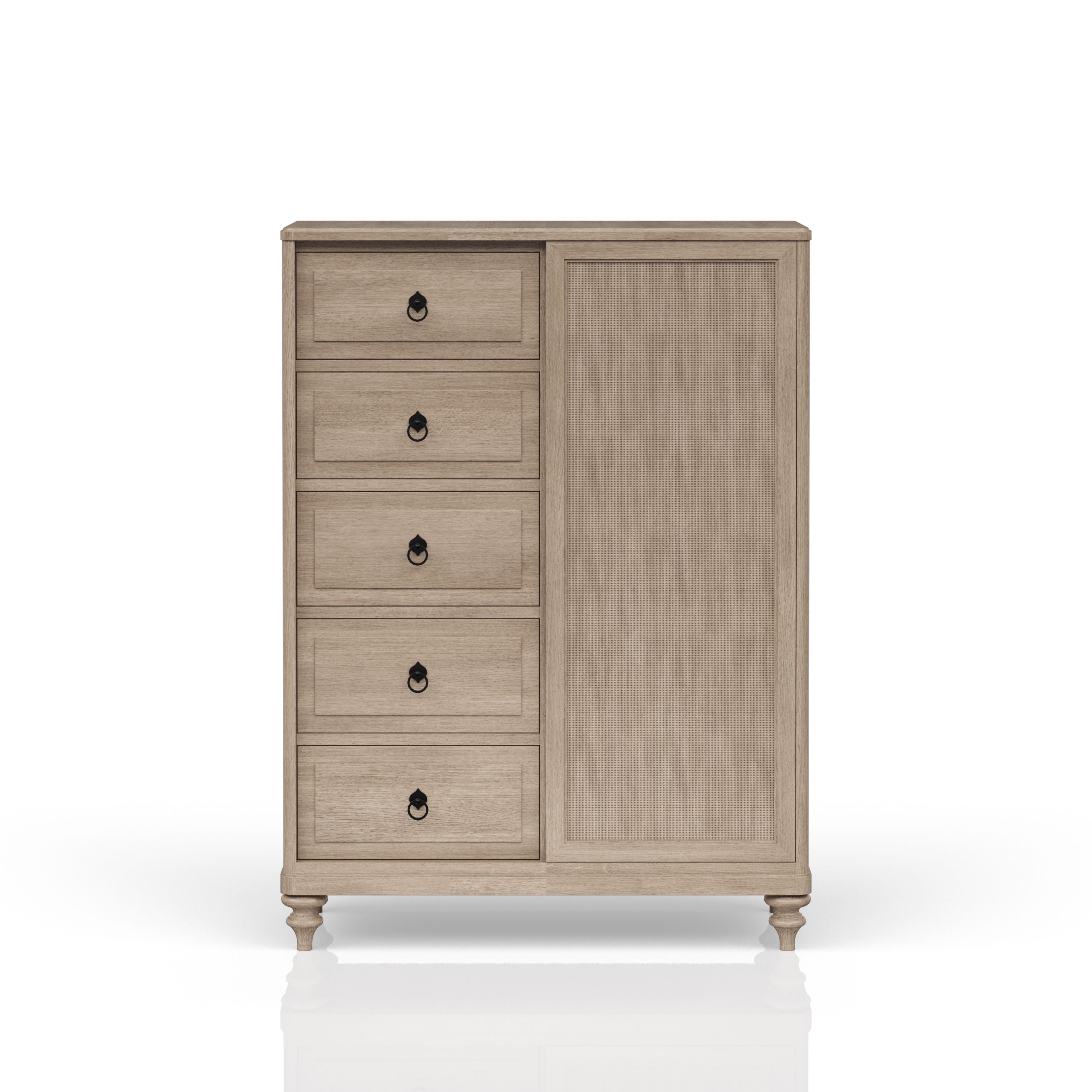 5 Drawer Door Chest