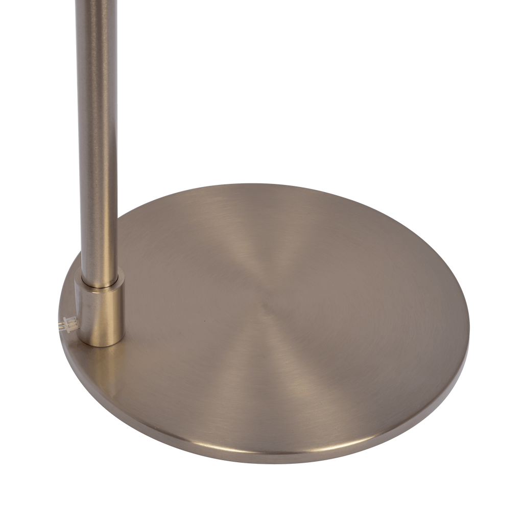 Serene Brushed Nickel Floor Lamp with Rotary Switch