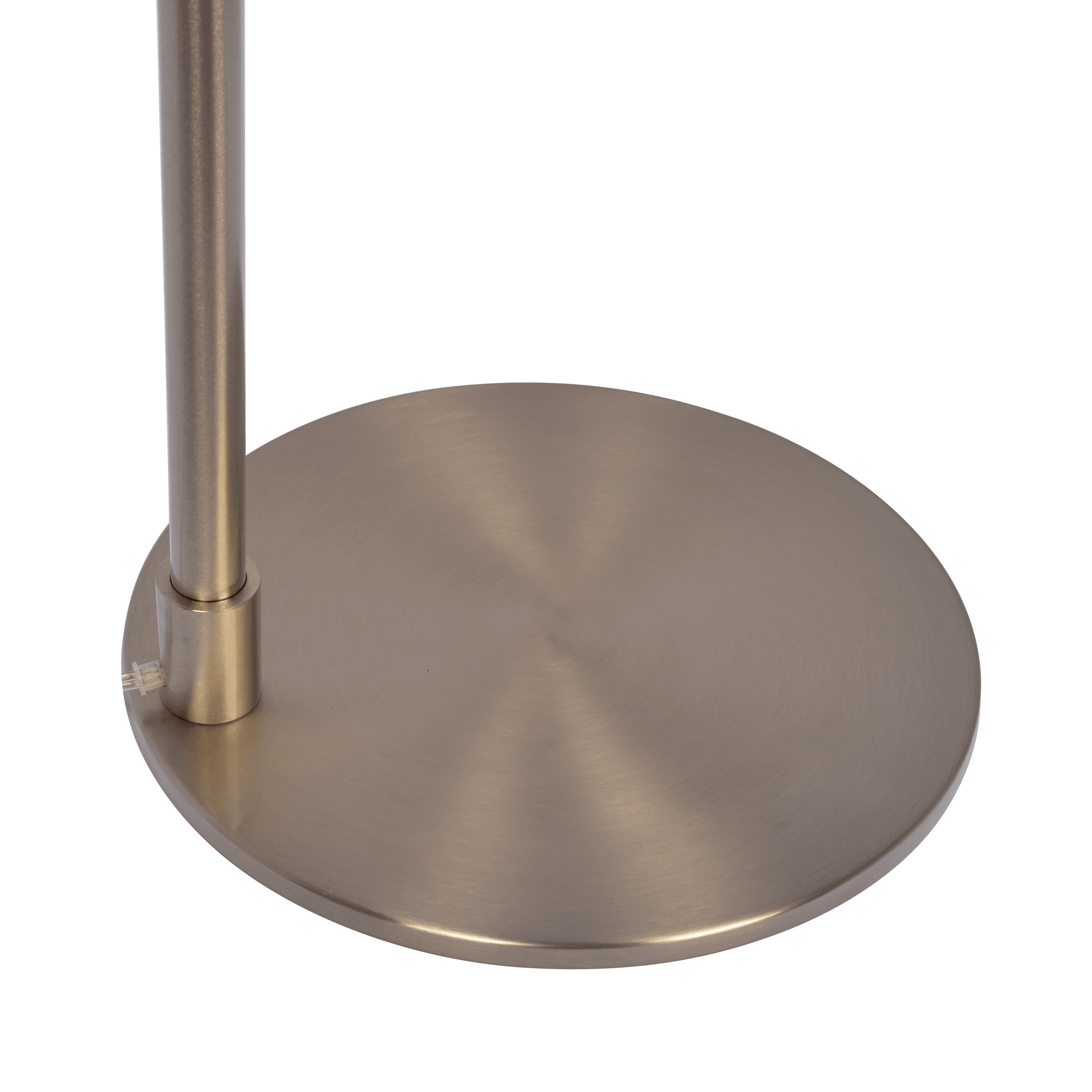 Serene Brushed Nickel Floor Lamp with Rotary Switch