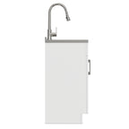 Modern Wide Shaker All-In-One 20-Inch Laundry Utility Sink and Cabinet