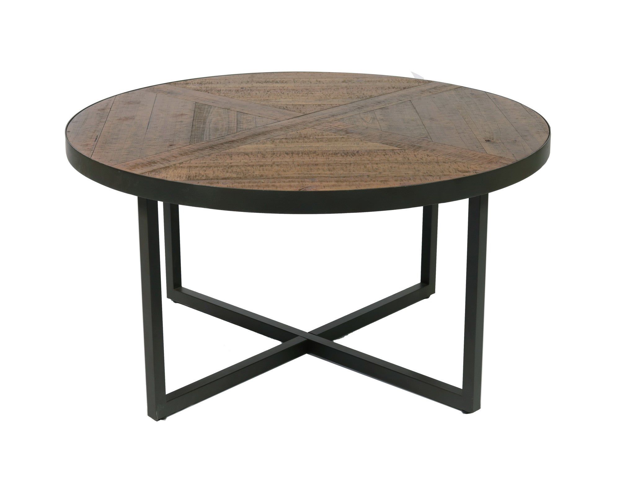 Brown Round Coffee Table