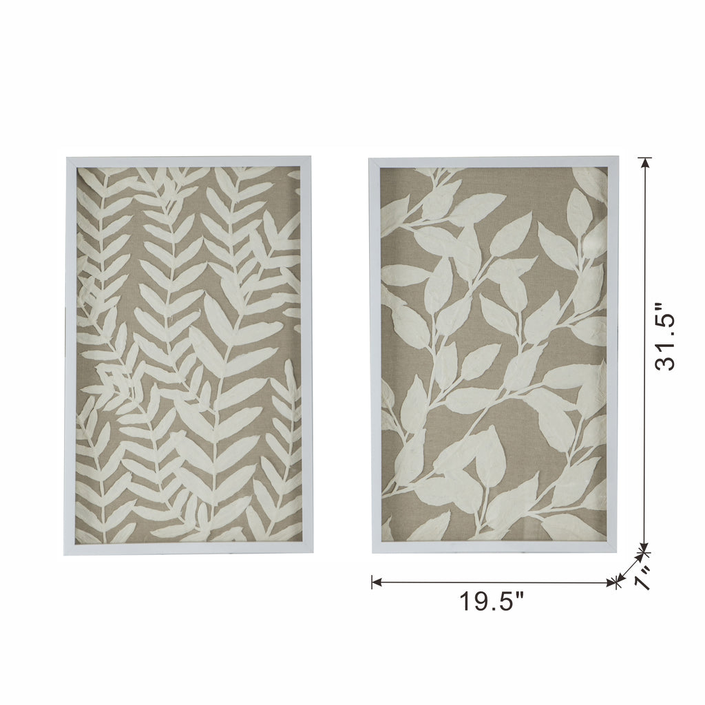 S/2 Shadow Box Wall Décor
