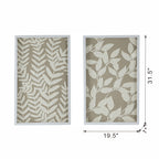 S/2 Shadow Box Wall Décor