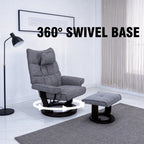 8-Point Massage Recliner with Ottoman