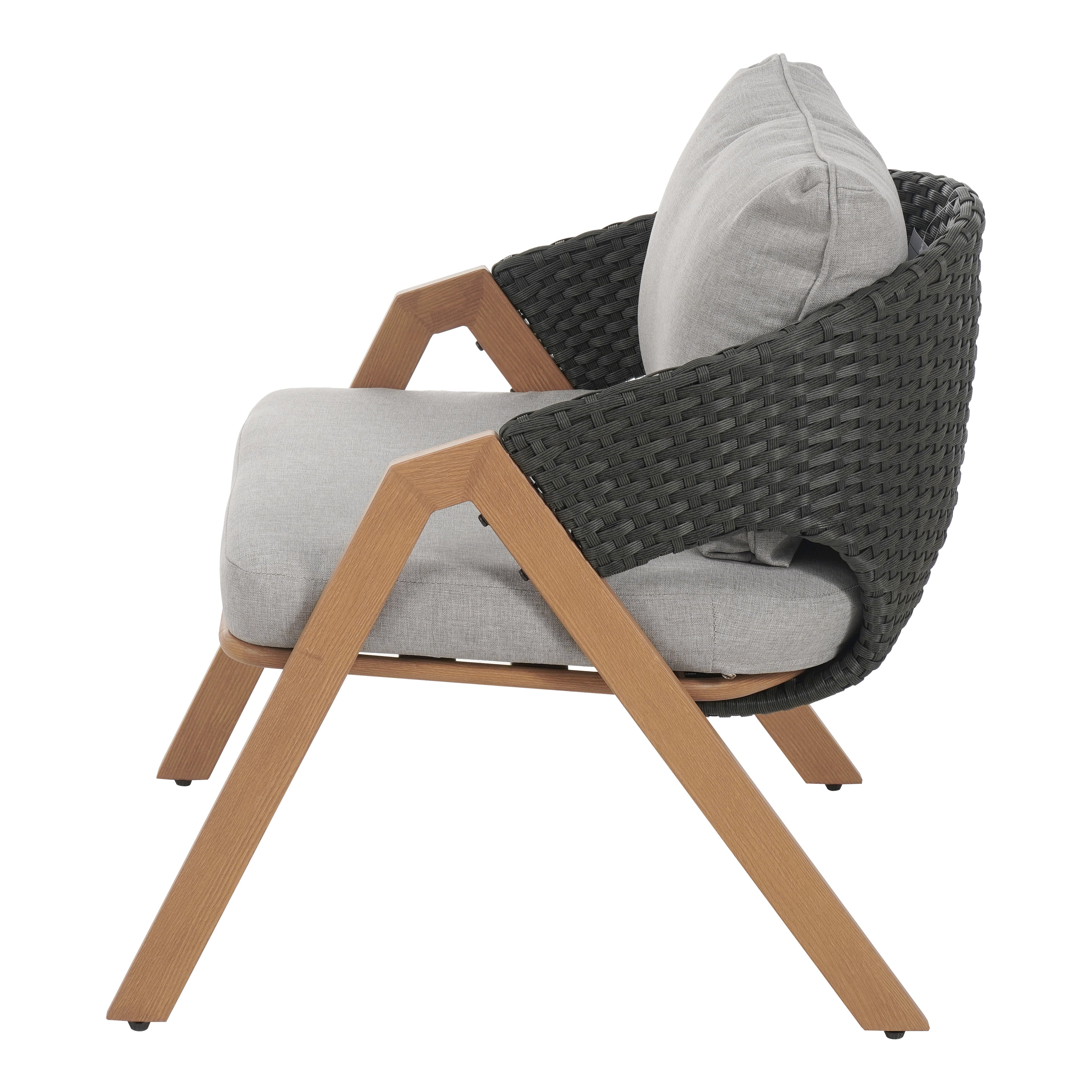 4-Person Patio Conversation Set with Cushions