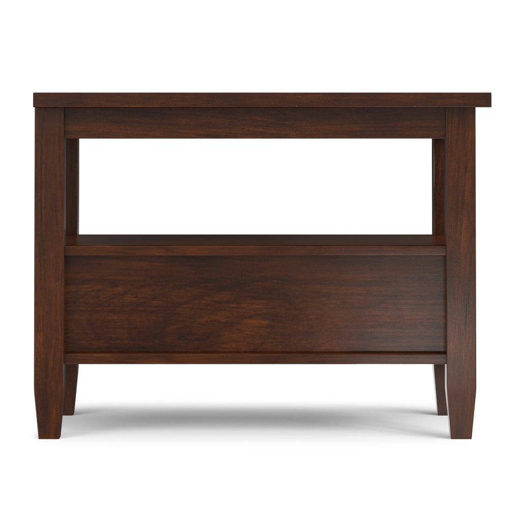 Warm Shaker Narrow Side Table