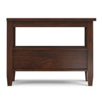 Warm Shaker Narrow Side Table