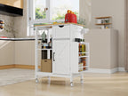 Kitchen Island Cart with Mobile Storage