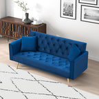 71-Inch Convertible Love Seat Sofa - American Retro