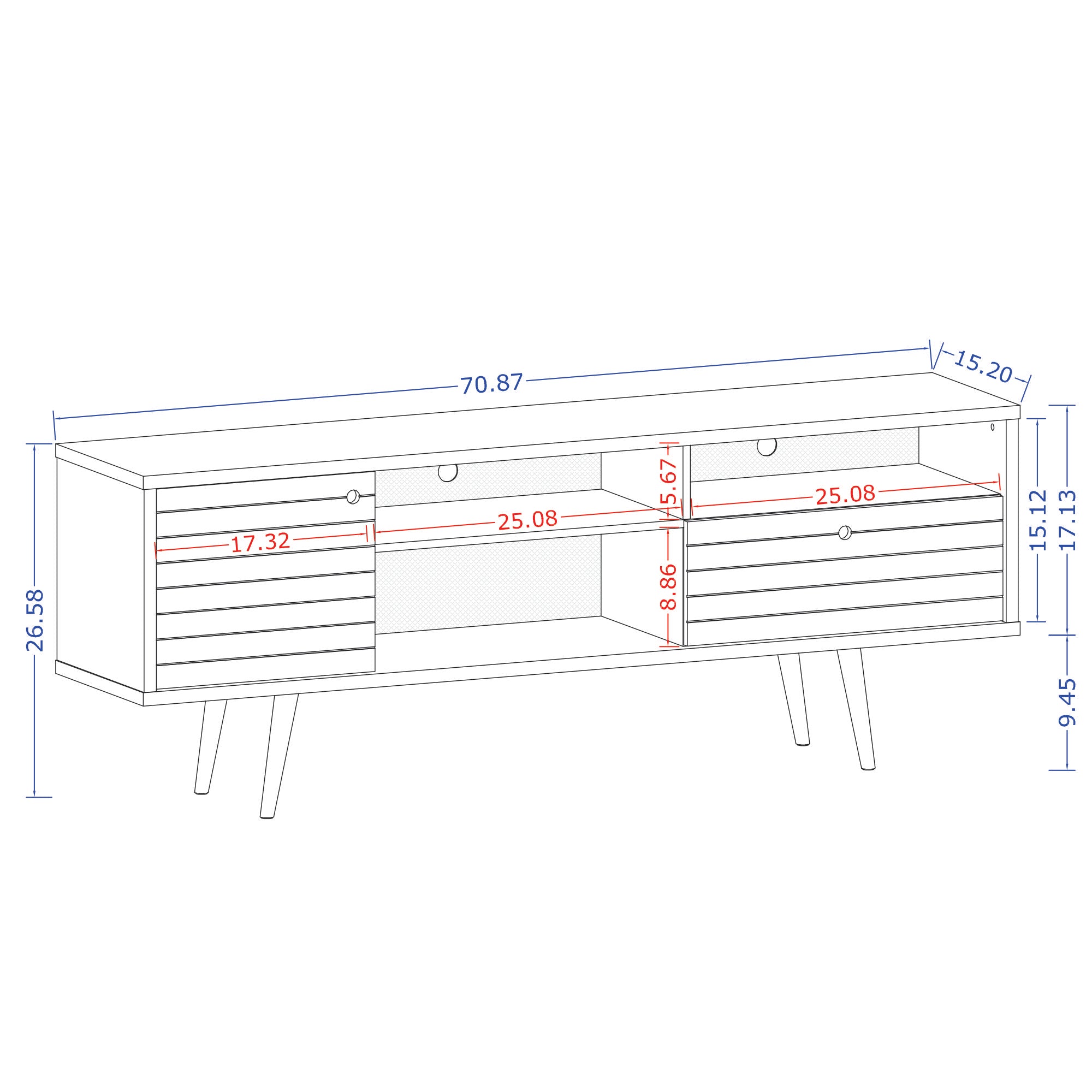 Liberty 71" TV Stand