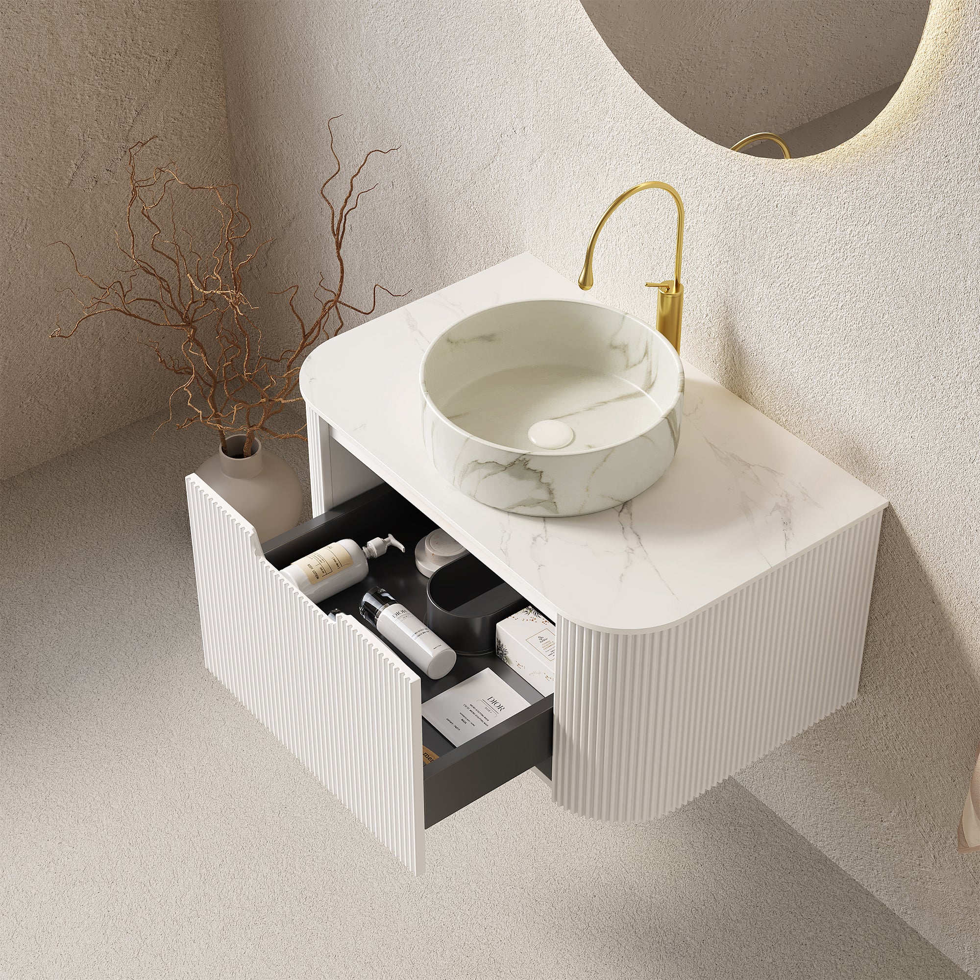 Dina 30" Bathroom Vanity & Sink