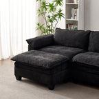 Luxury L Shape Sofa with Ottoman