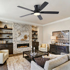 52" Modern Farmhouse Ceiling Fan with Dimmable Light