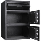 Digital Keypad Two Lock Depository Safe - 1.62 Cubic Ft