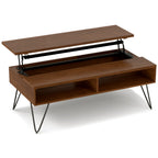 Hunter 48 Inch Wide Solid Wood Lift Top Coffee Table