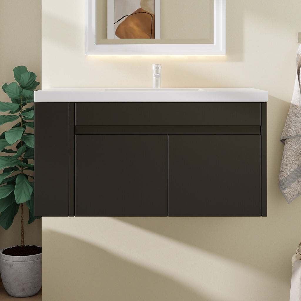 36" Floating Bathroom Vanity with Sink