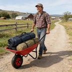 Steel Tray Wheel Barrow Trolley