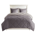 Twin/Twin XL 3M Scotchgard Diamond Quilting Reversible Down Alternative Comforter Set