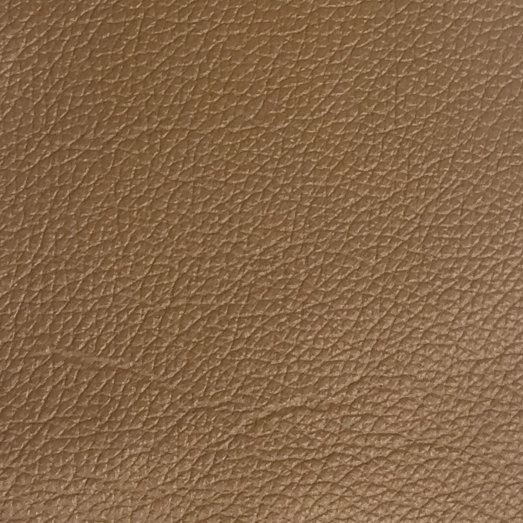 Radwan Camel Leather Sofa (Assembled)