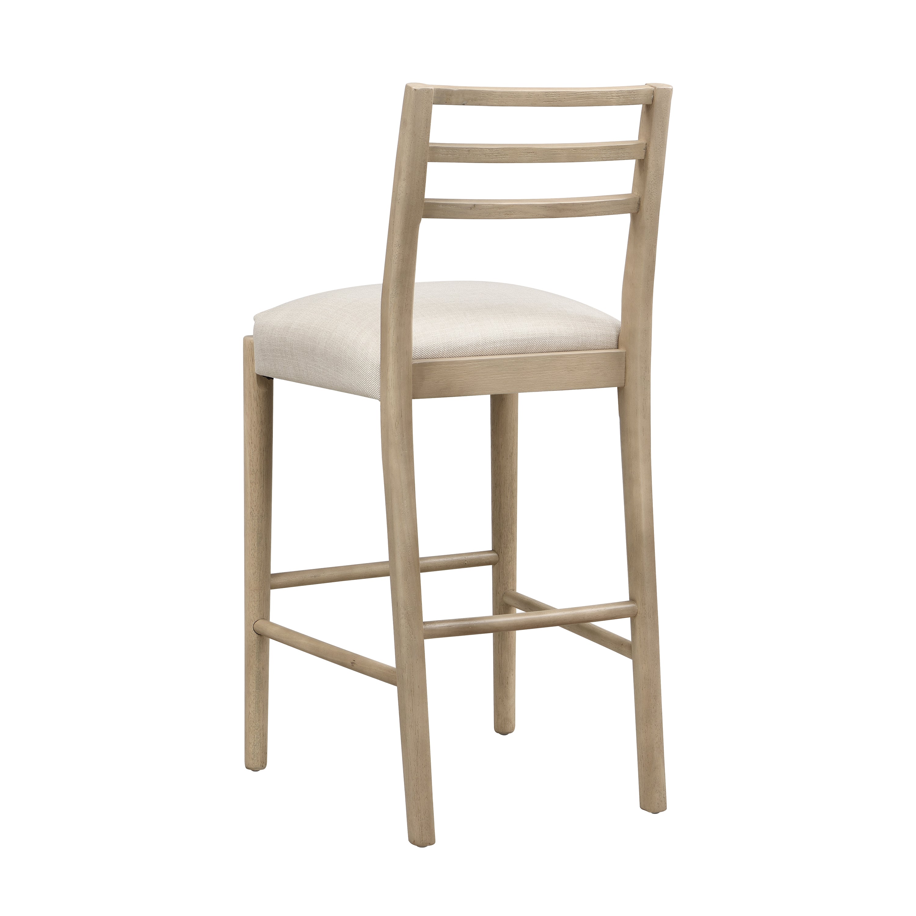 Ladder Back Bar Stool with Ladder Back (Set of 2)