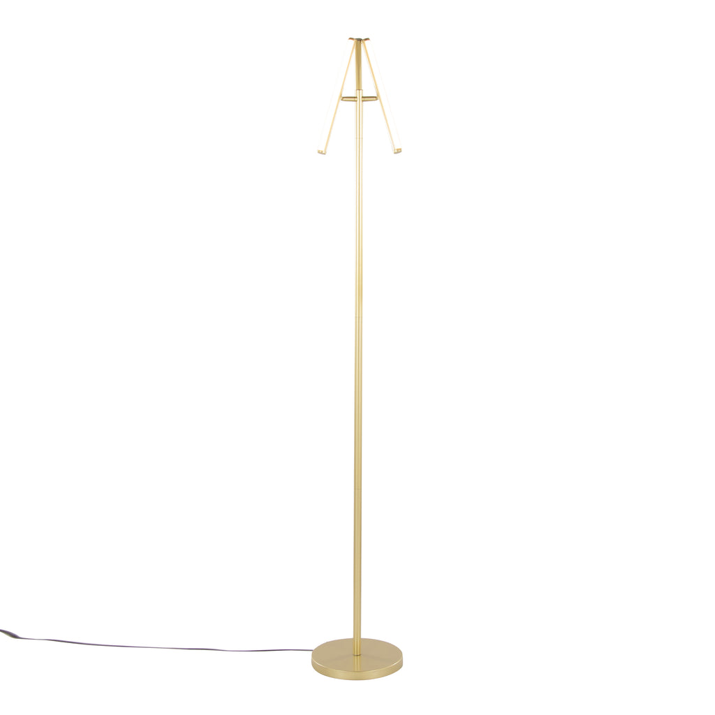 Icicle 65" Modern Swivel Floor Lamp