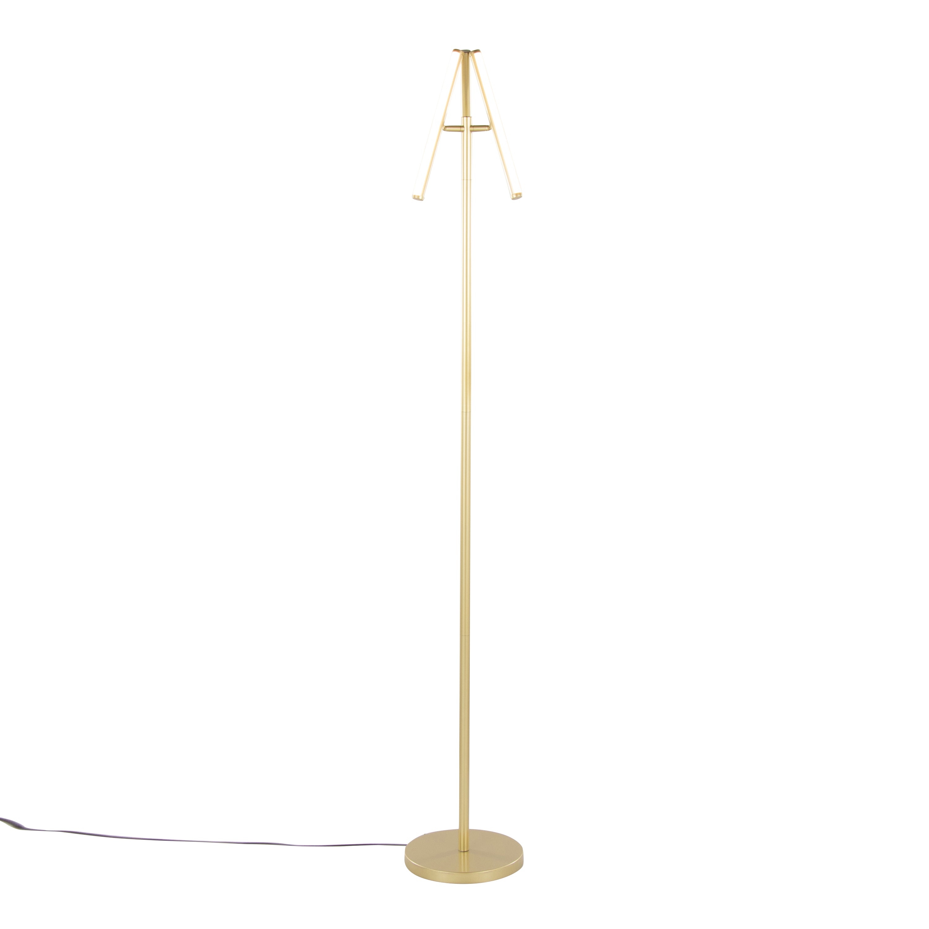 Icicle 65" Modern Swivel Floor Lamp