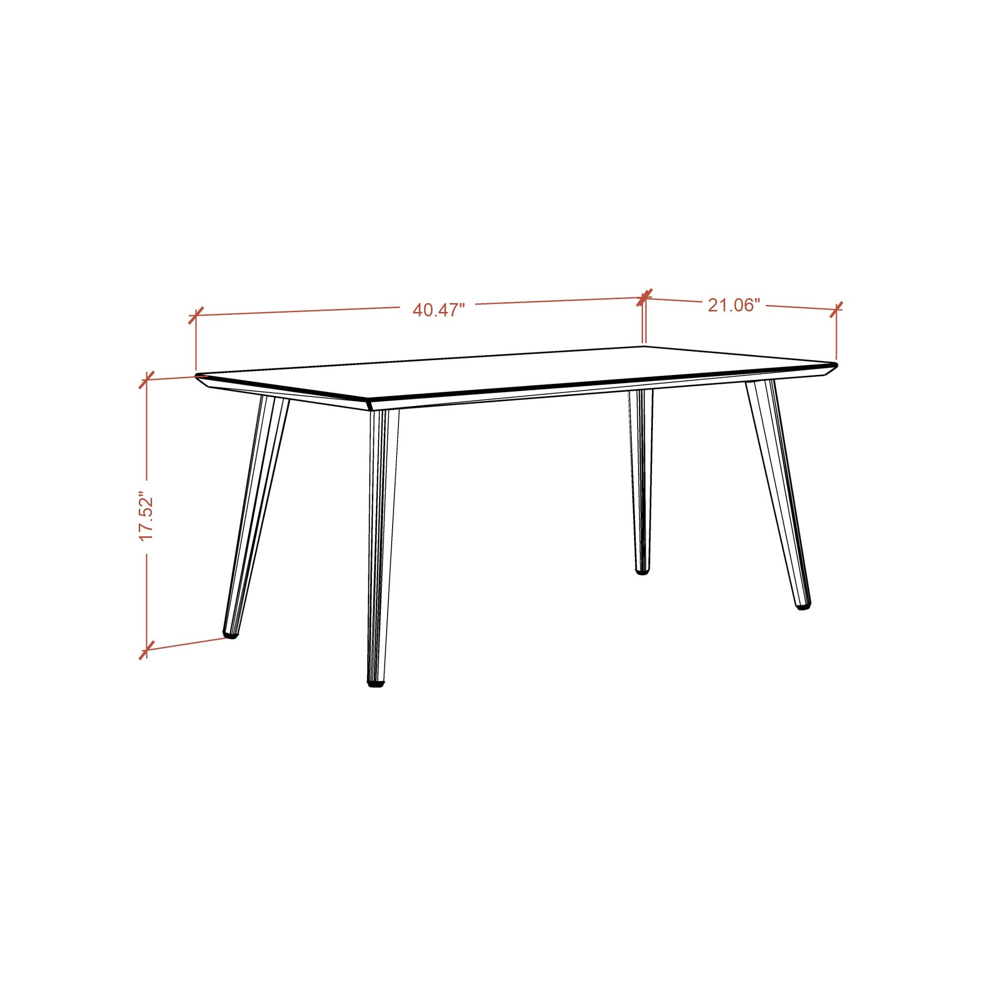 Utopia 40" Coffee Table