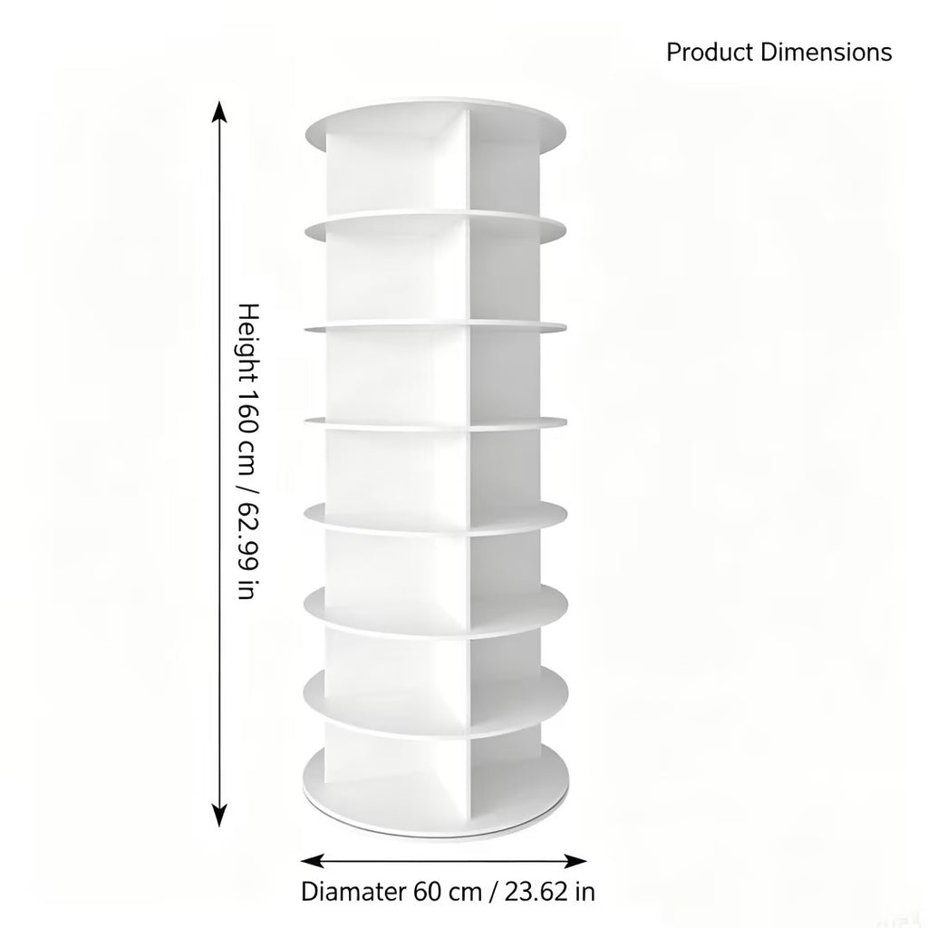 7 Tier Rotating Shoe Rack Tower