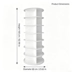 7 Tier Rotating Shoe Rack Tower
