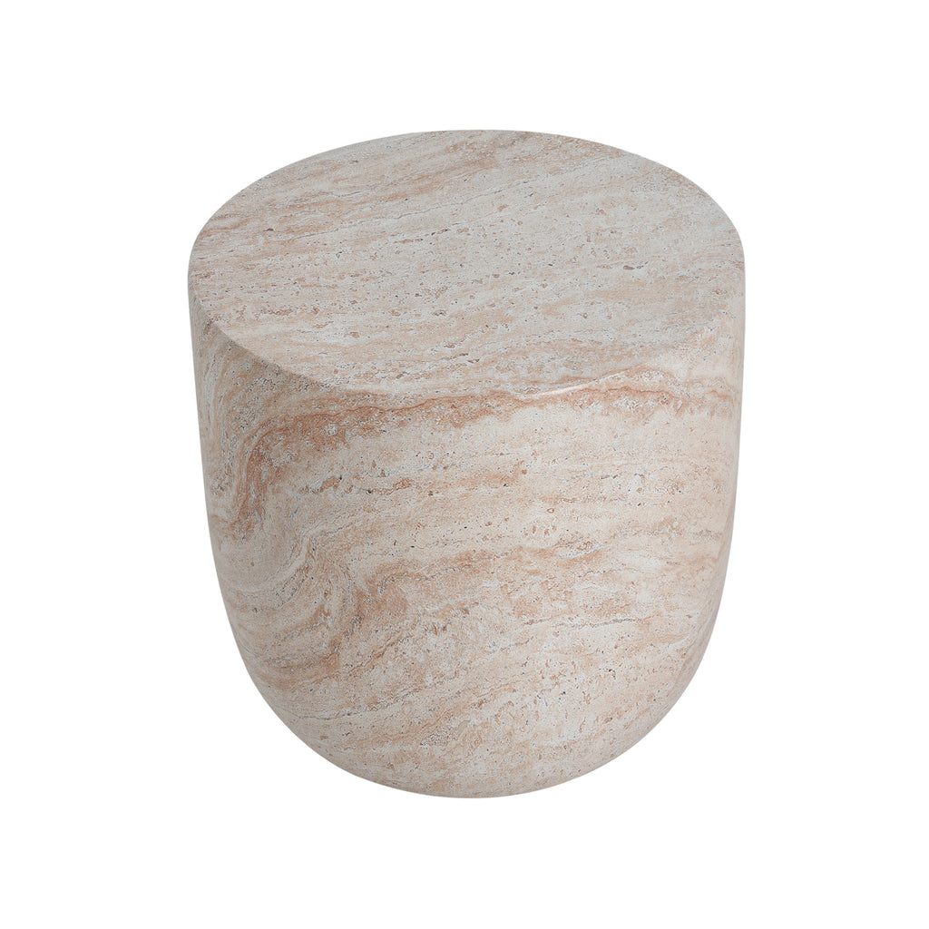 Outdoor/Indoor Lightweight Concrete Side Table