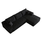 107" Cloud Sectional Couch with L-Shape Chaise