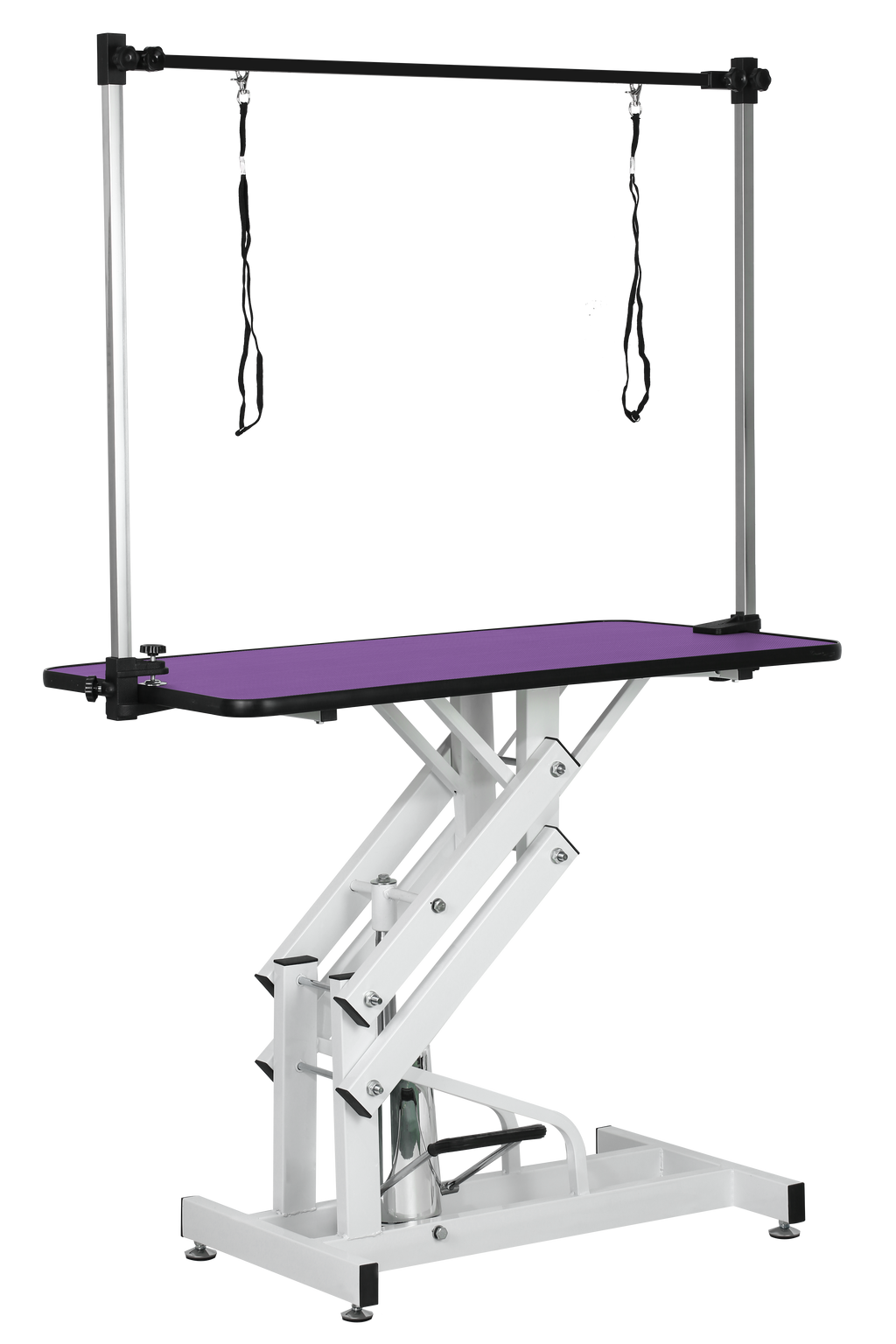 42.5-Inch Hydraulic Pet Grooming Table With "H" Arm
