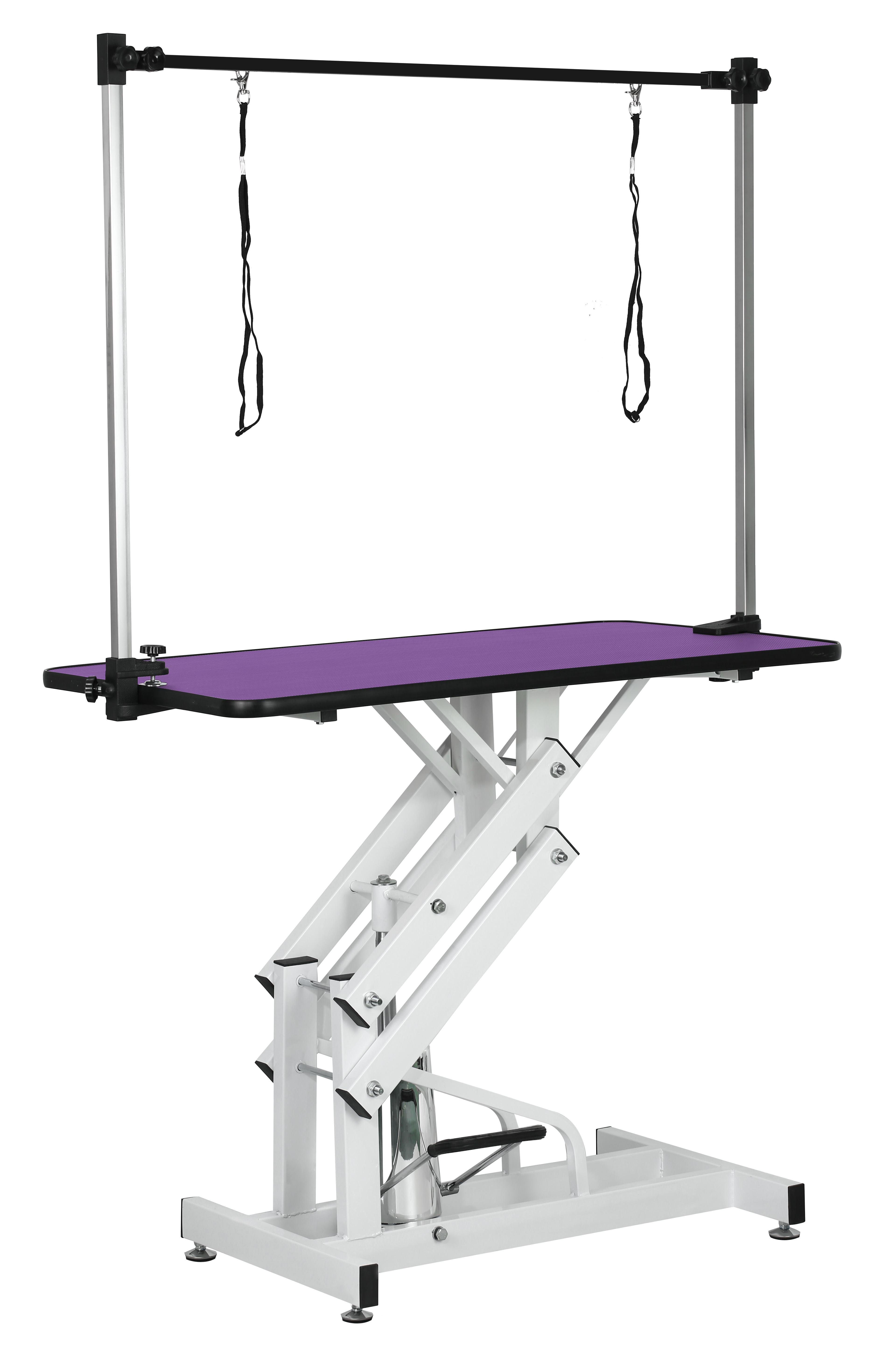 42.5-Inch Hydraulic Pet Grooming Table With "H" Arm