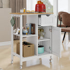Kitchen Island Cart with Mobile Storage