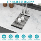 12 Inch Undermount Sink - 12" x 18" x 8" Stainless Steel