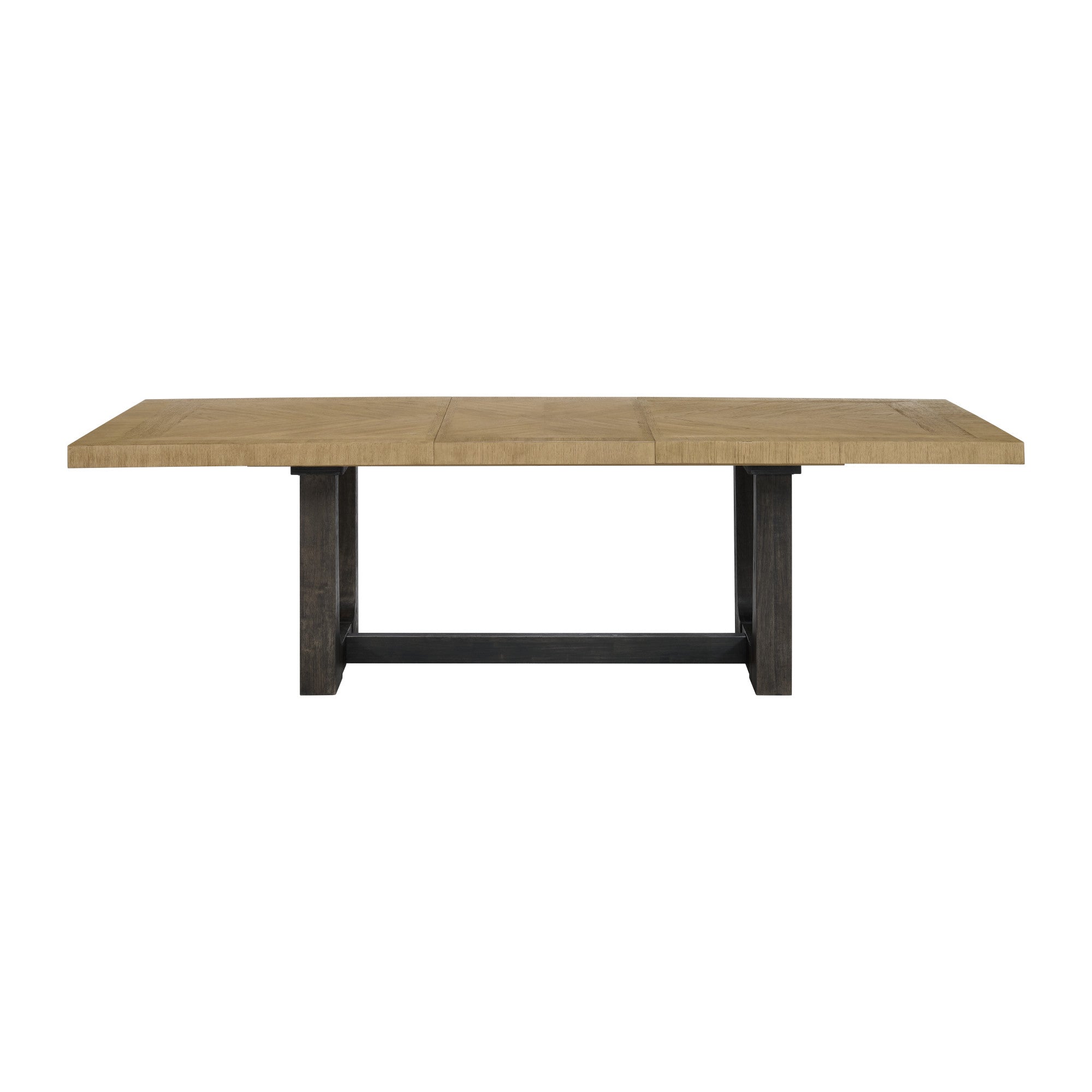 Caramel and Cocoa Trestle Dining Table