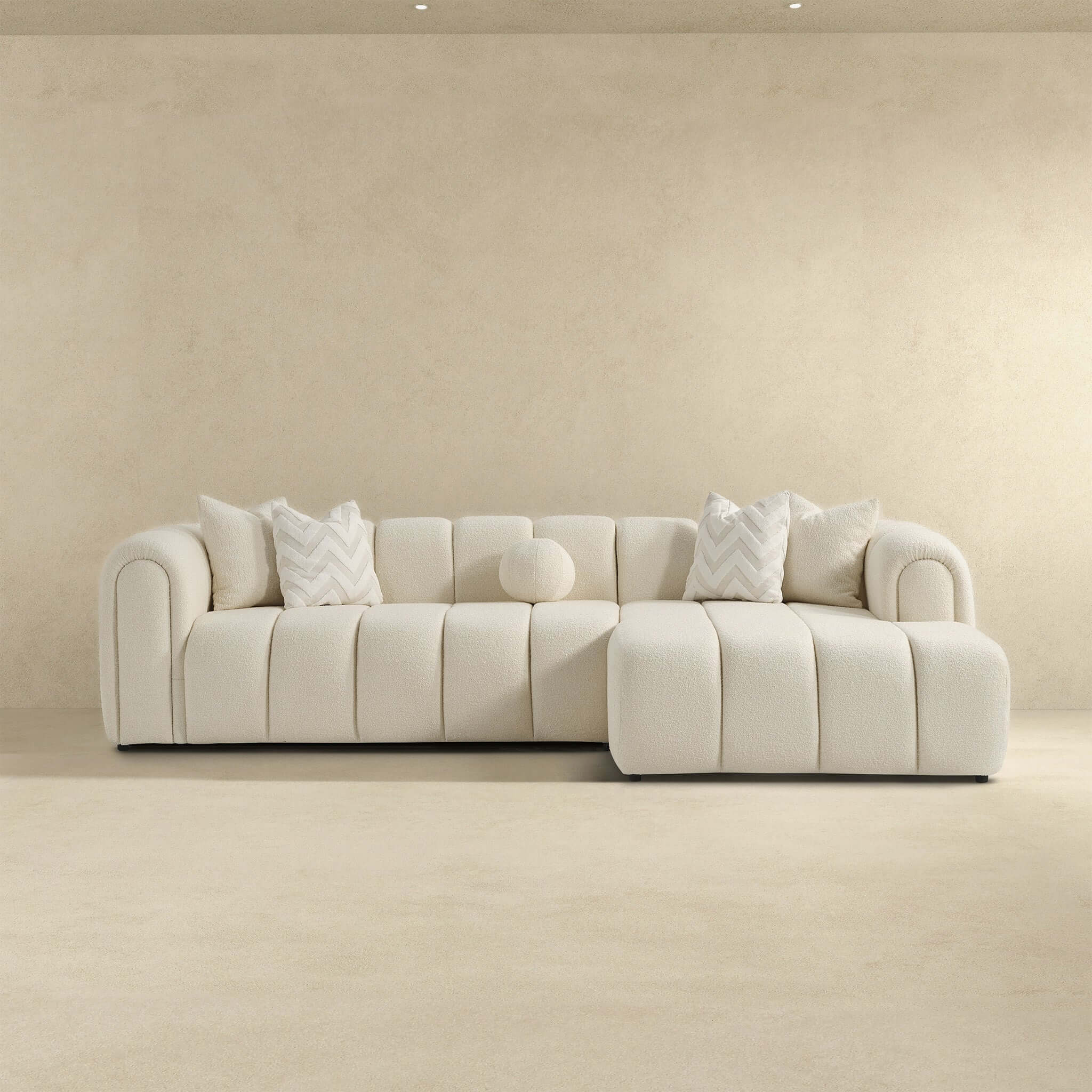Beatrice Modern Tufted Sectional Sofa