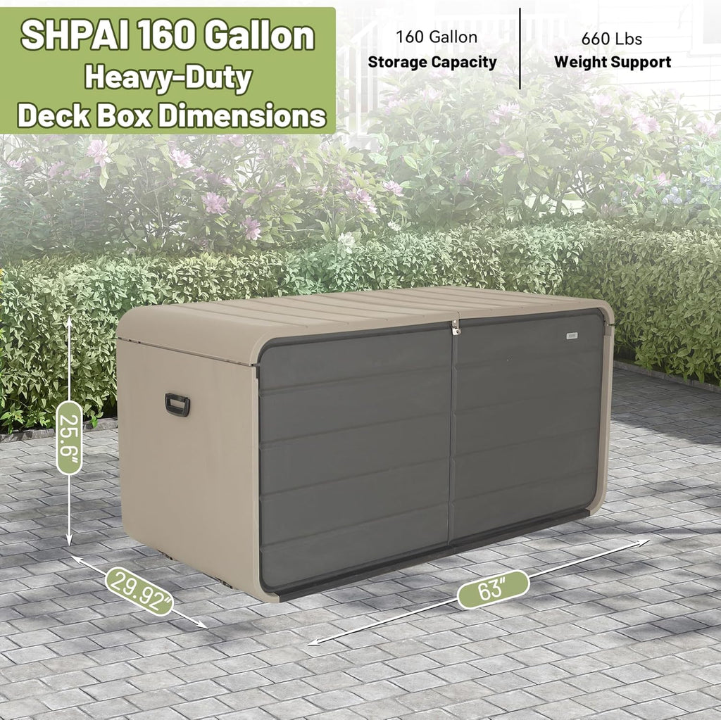Resin Deck Box 160 Gallons