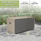 Resin Deck Box 160 Gallons